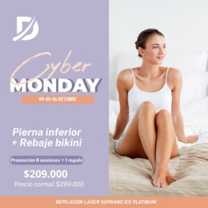 Pack piernas inferior + rebaje bikini- 7 sesiones