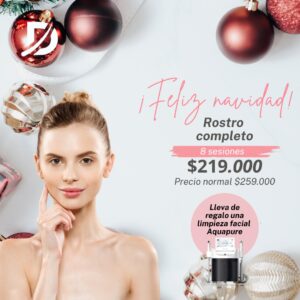 Rostro completo - 8 sesiones - regalo 1 sesión de Limpieza facial Aquapure